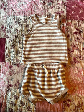 Quincy Mae Terry Tank + Short Set